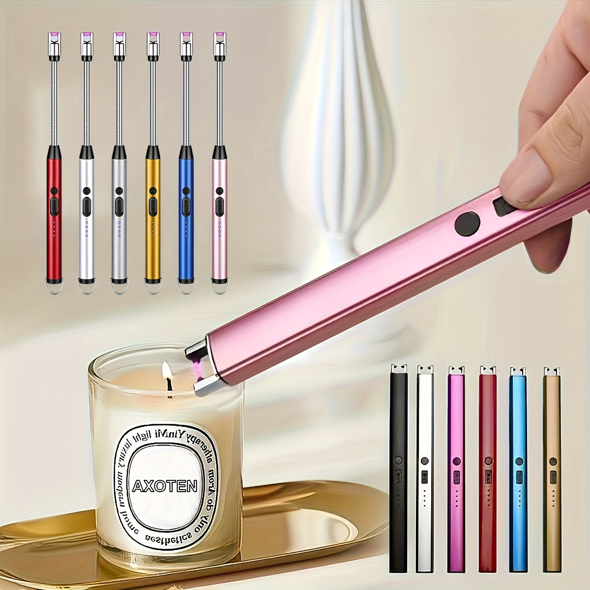 Smart Home Uses - 1pc Windproof Flameless Electric Lighter, Smart