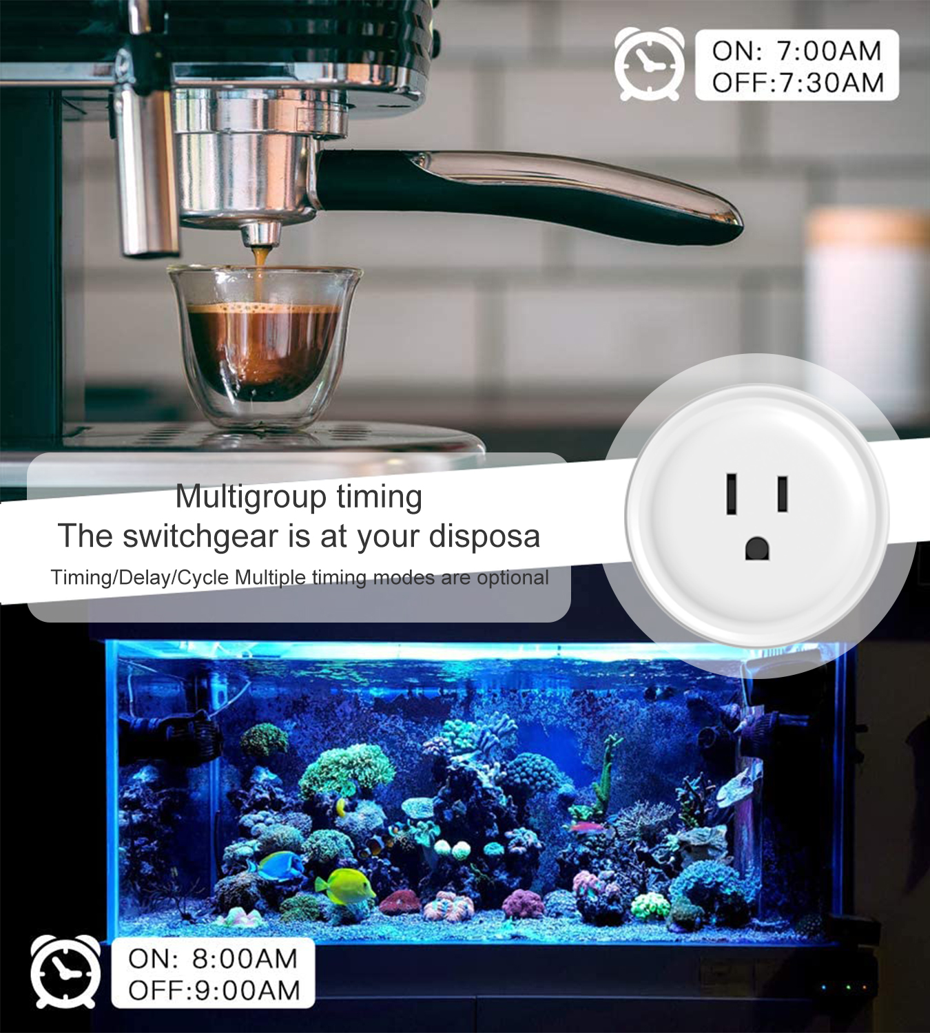Tuya WiFi US Round 10A Smart P - Smart Home Voice Control reseña y precio