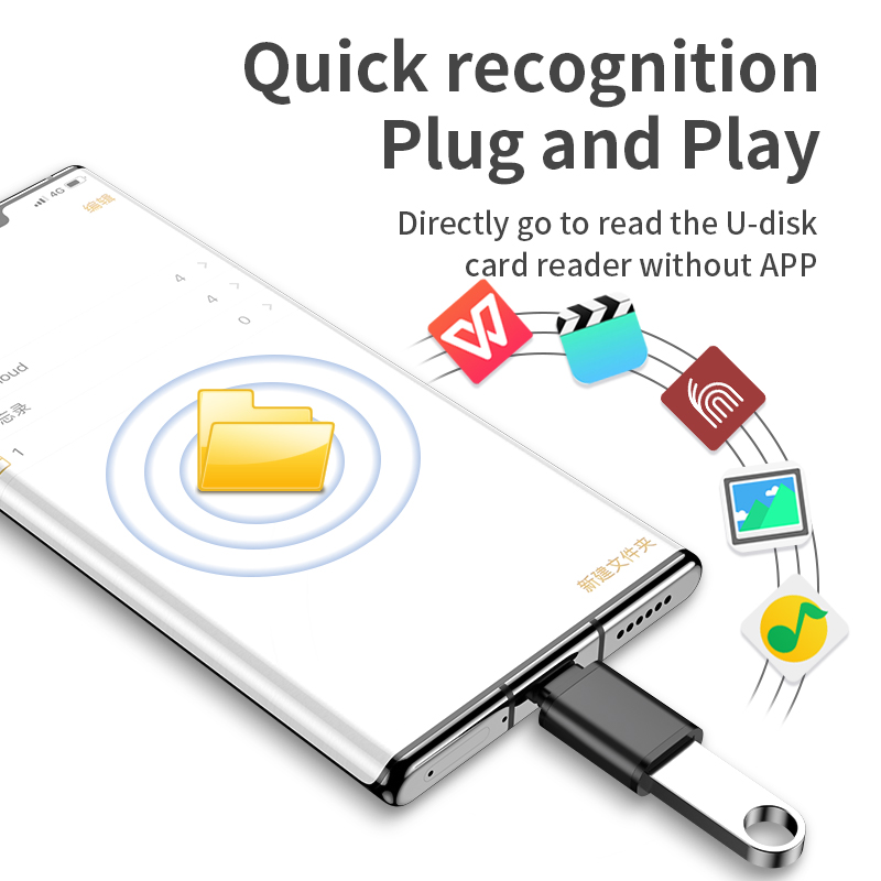 USB C OTG Adapter Fast USB To  - Smart Home Xiaomi reseña y precio