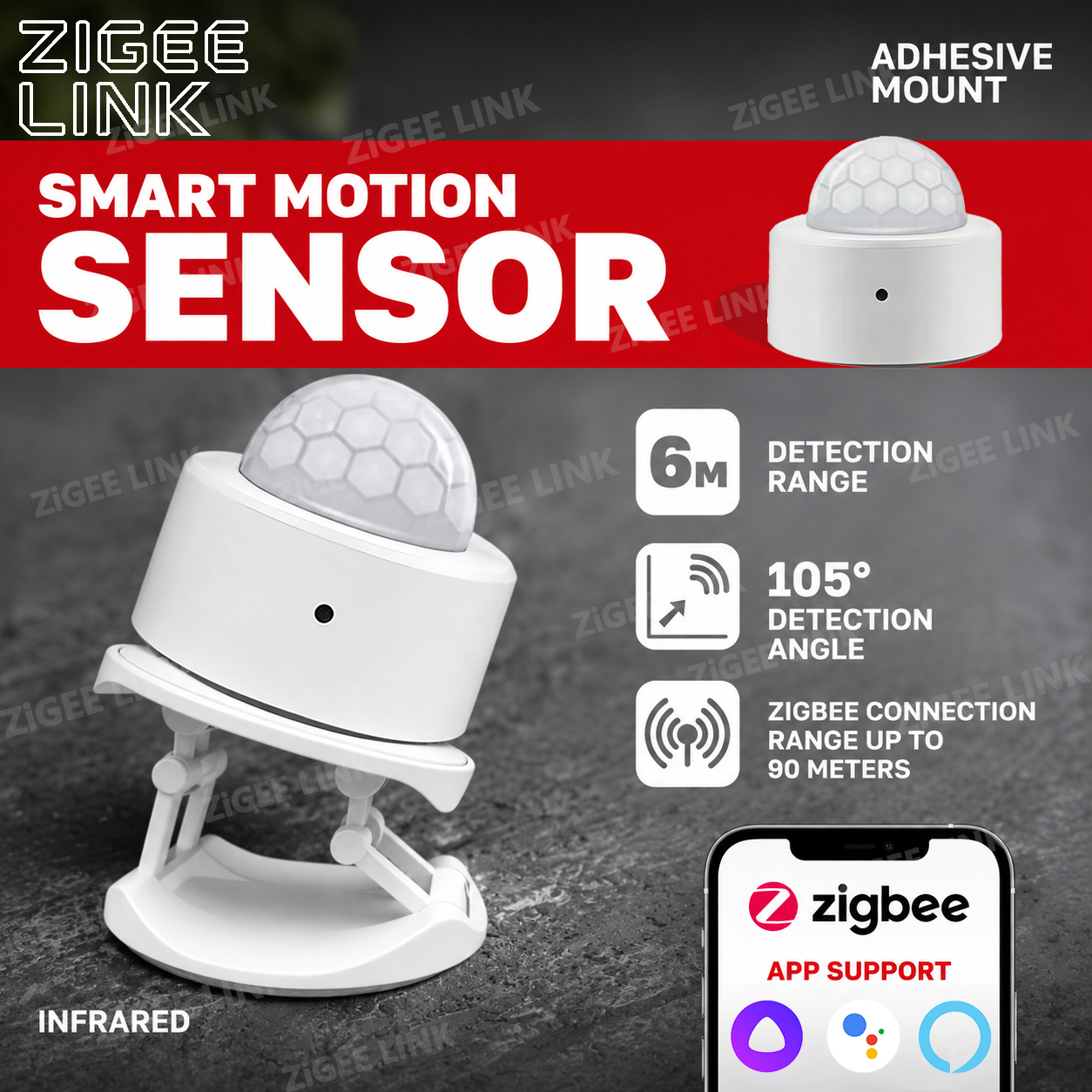 Zigbee PIR Motion Sensor Human - Smart Home Security reseña y precio