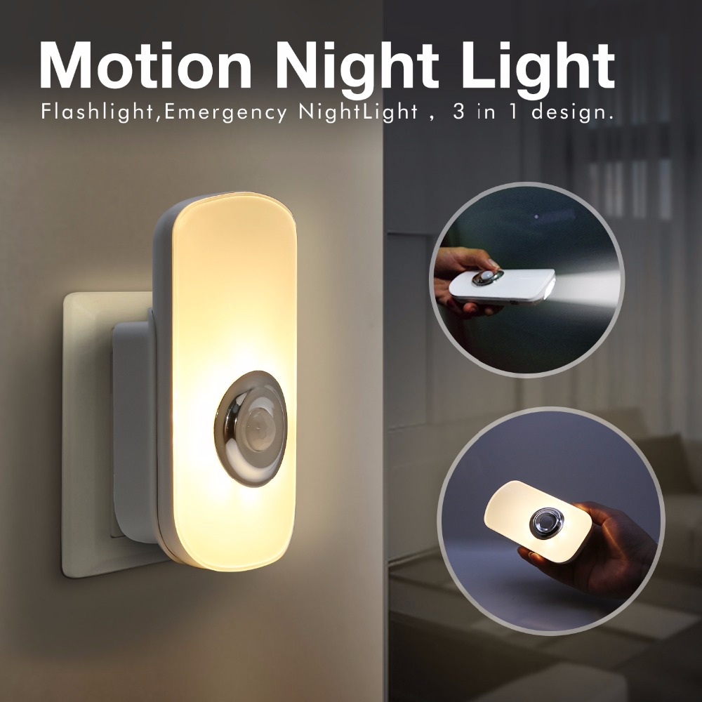 Sensky 3 In 1 EU US PLug in Sm - Smart Baby Night Light reseña y precio