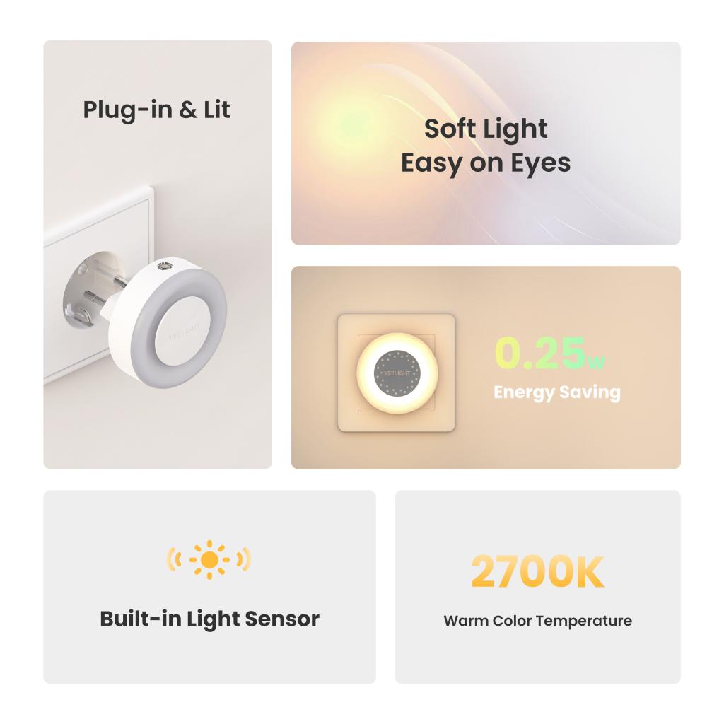 Yeelight Plug-in Light Sensor  - Smart Home Xiaomi reseña y precio