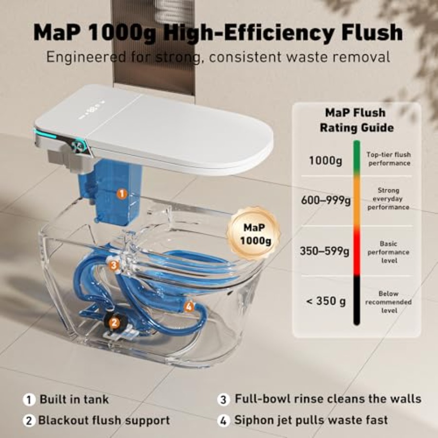 Smart toilet for home use, cer - Smart Home Uses reseña y precio