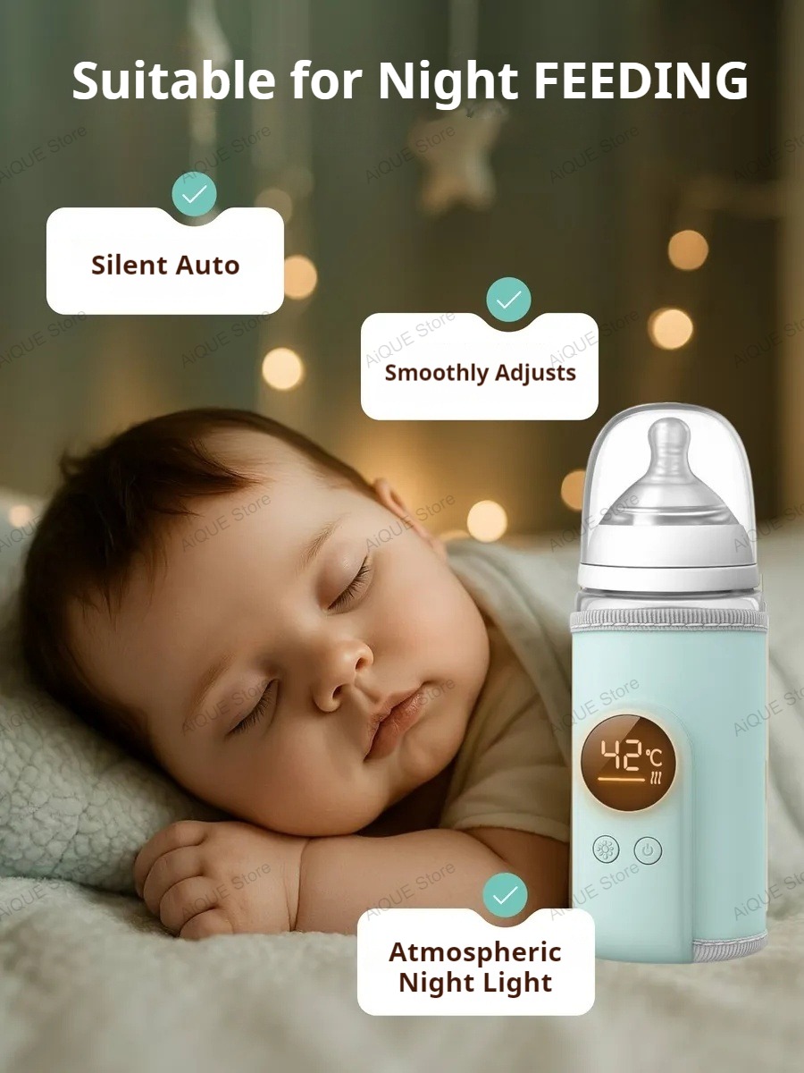 AiQUE USB 35-55℃ Baby Feeding  - Smart Baby Night Light reseña y precio