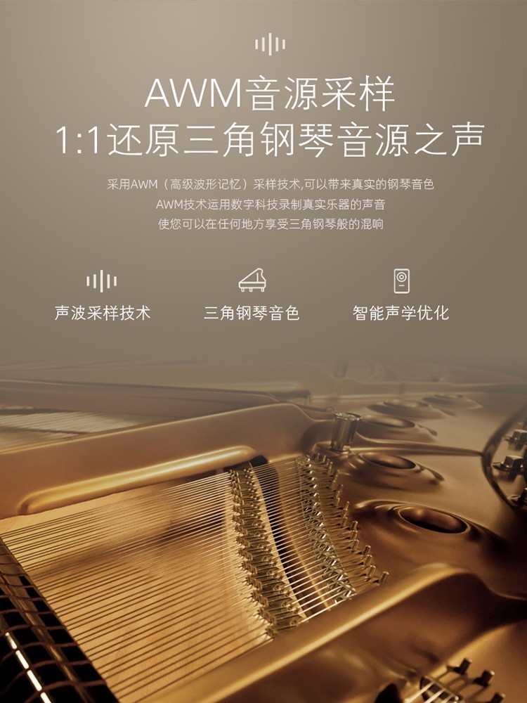 Grand Piano 88-Key Weighted Sm - Smart Home Uses reseña y precio
