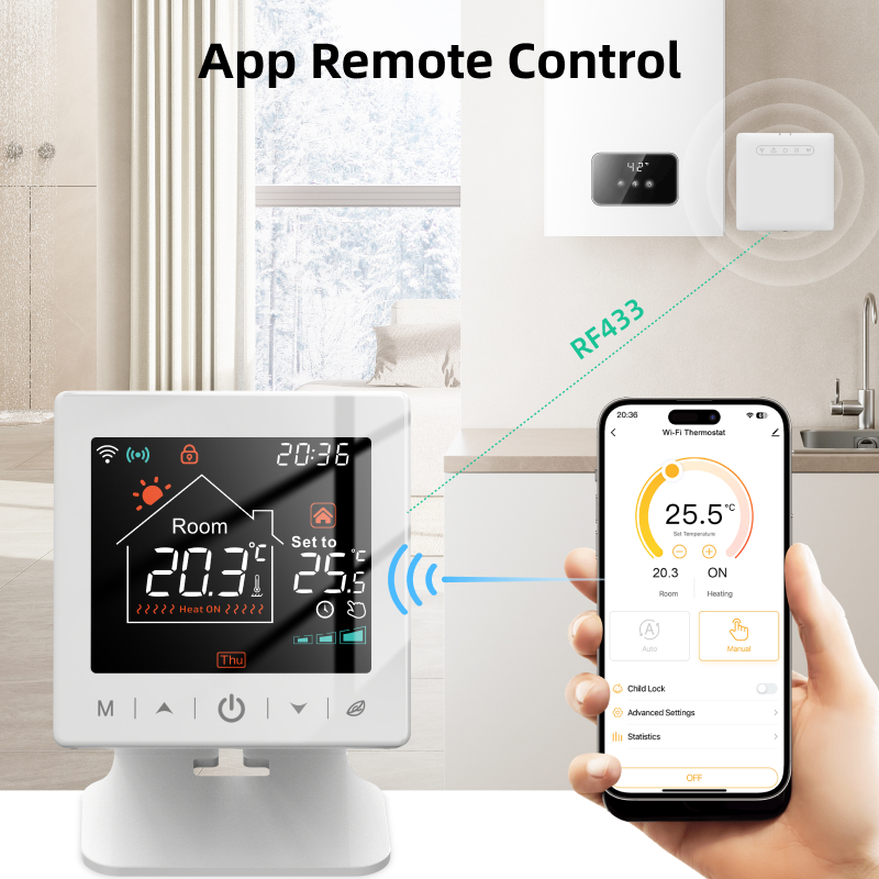 Smart home Wifi thermostat tuy - Smart Home Furniture reseña y precio