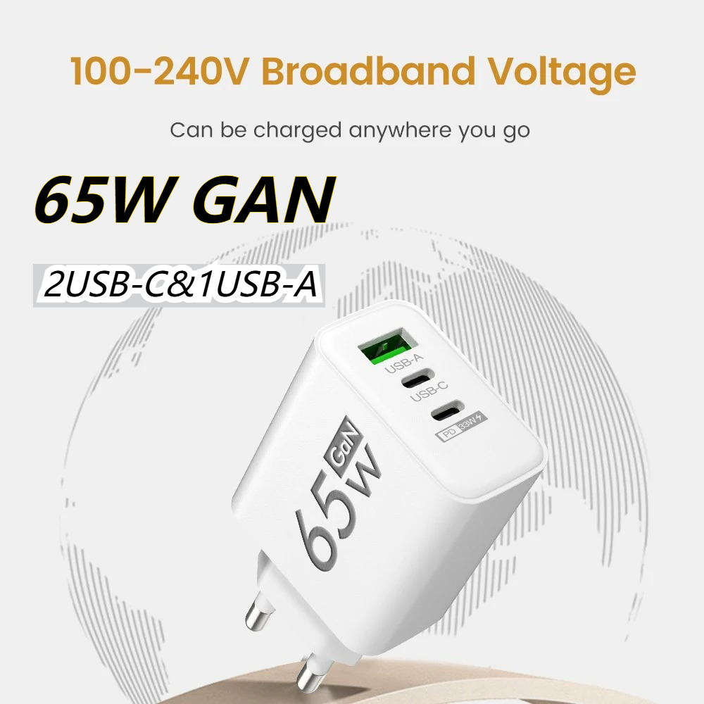 65W GaN PD USB Fast Charger QC - Smart Home Xiaomi reseña y precio