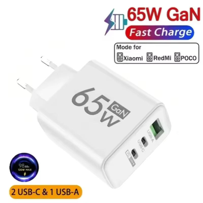 65W GaN PD USB Fast Charger QC - Smart Home Xiaomi reseña y precio