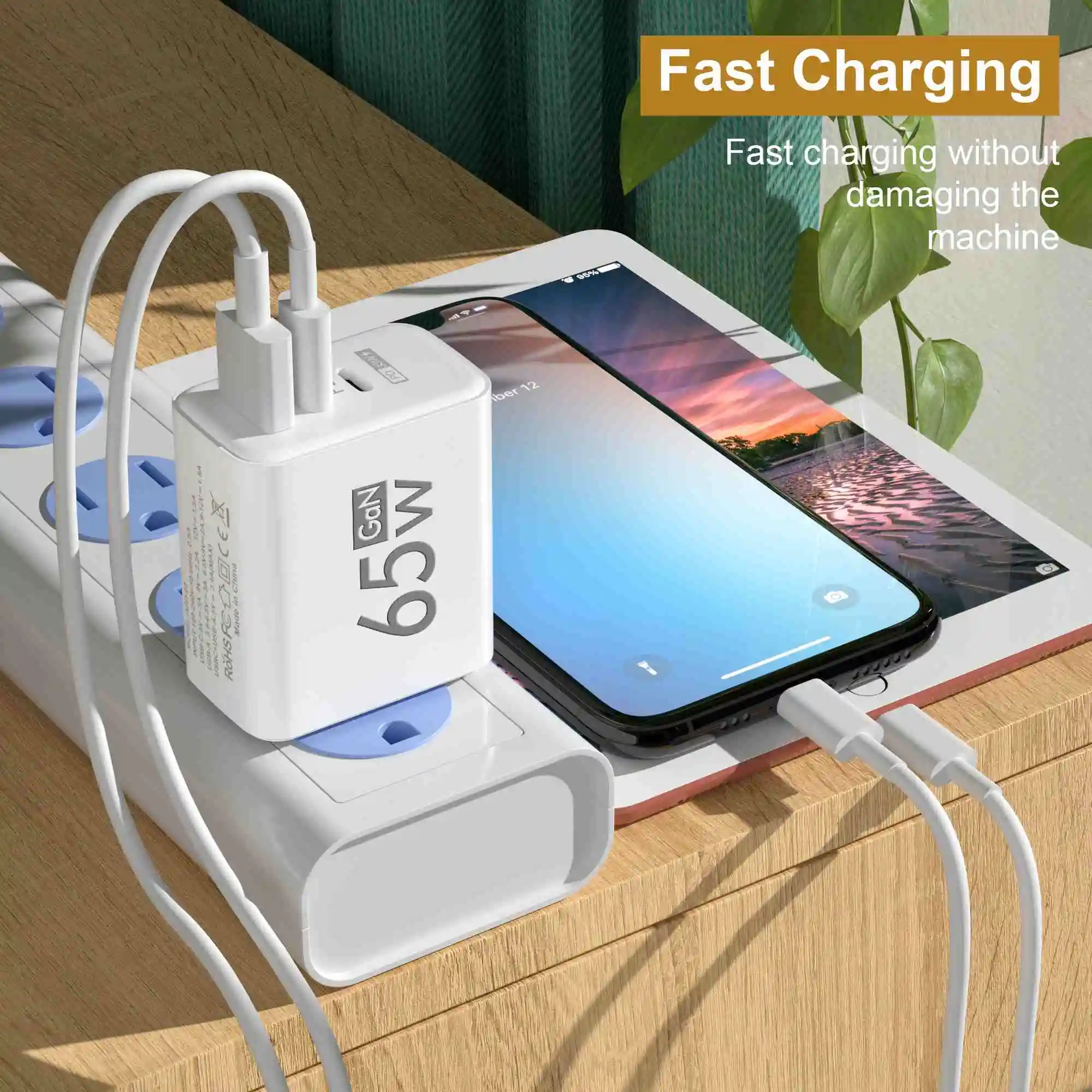 65W GaN PD USB Fast Charger QC - Smart Home Xiaomi reseña y precio