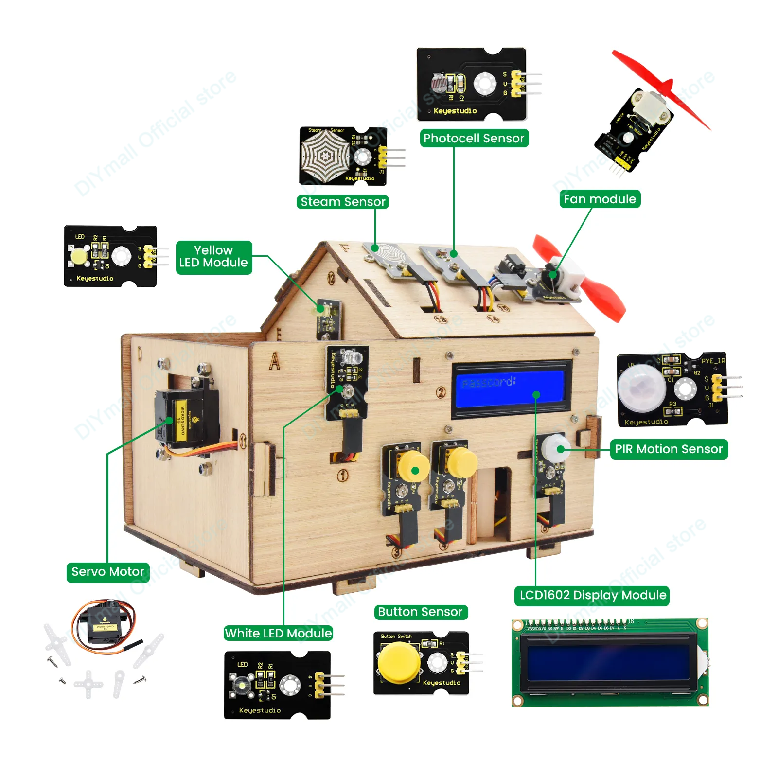 Keyestudio Smart IoT Home Kit  - Smart Home Iot reseña y precio