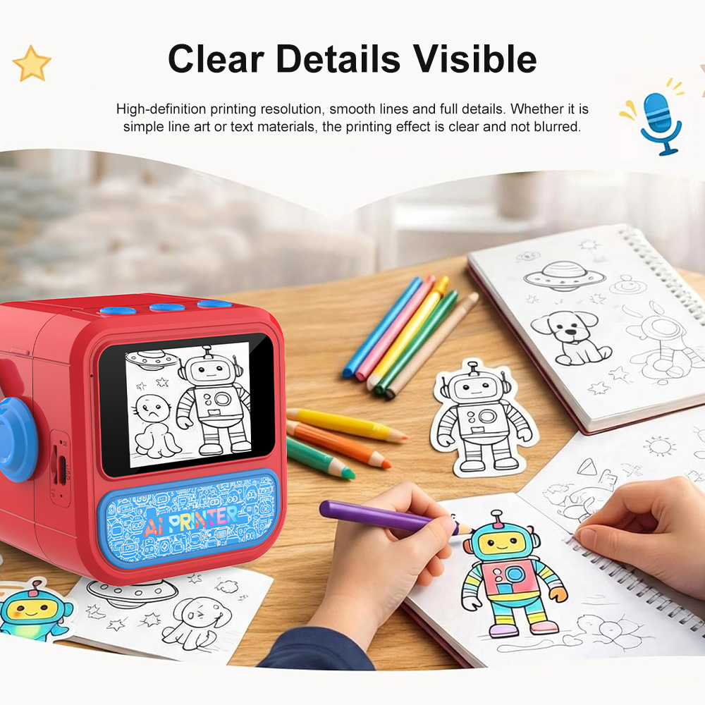 Smart AI Voice Mini Thermal Pr - Smart Home Simple reseña y precio