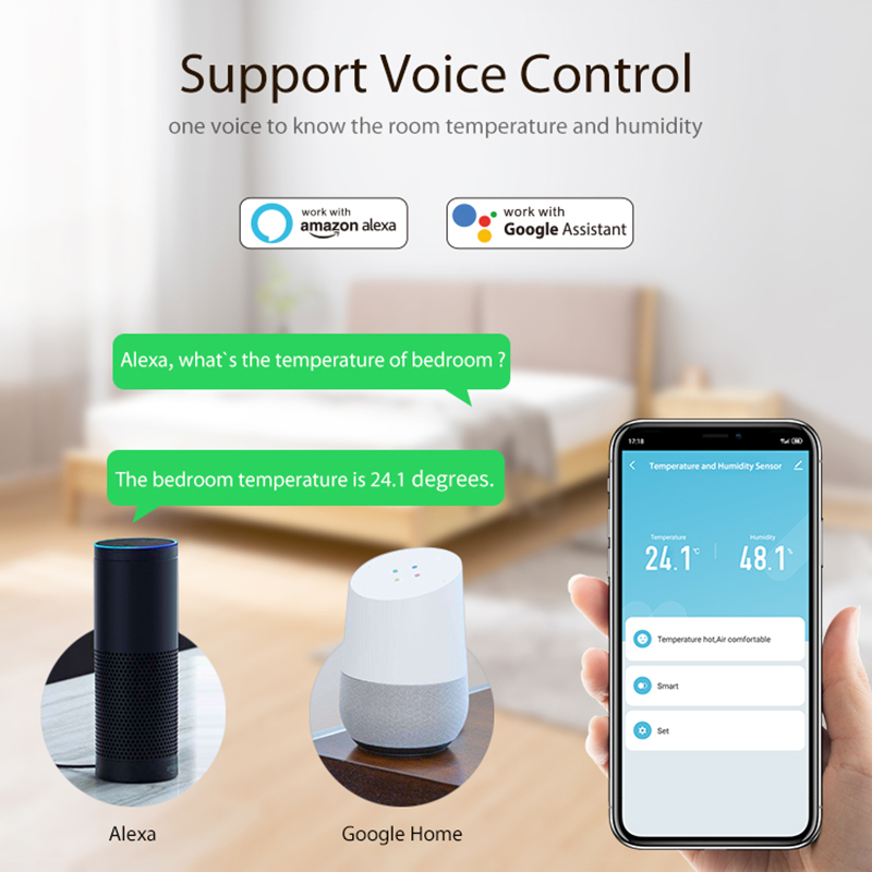 Tuya Smart Zigbee Temperature  - Smart Home Furniture reseña y precio