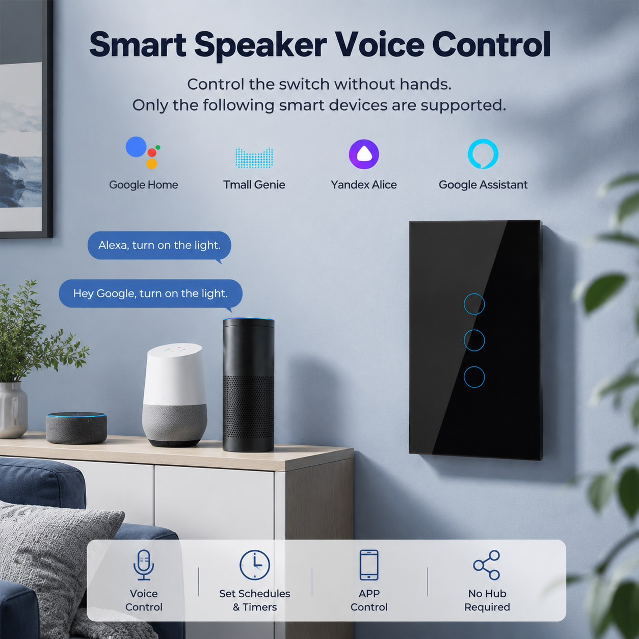 Tuya Zigbee Smart Switch US St - Smart Home Voice Control reseña y precio