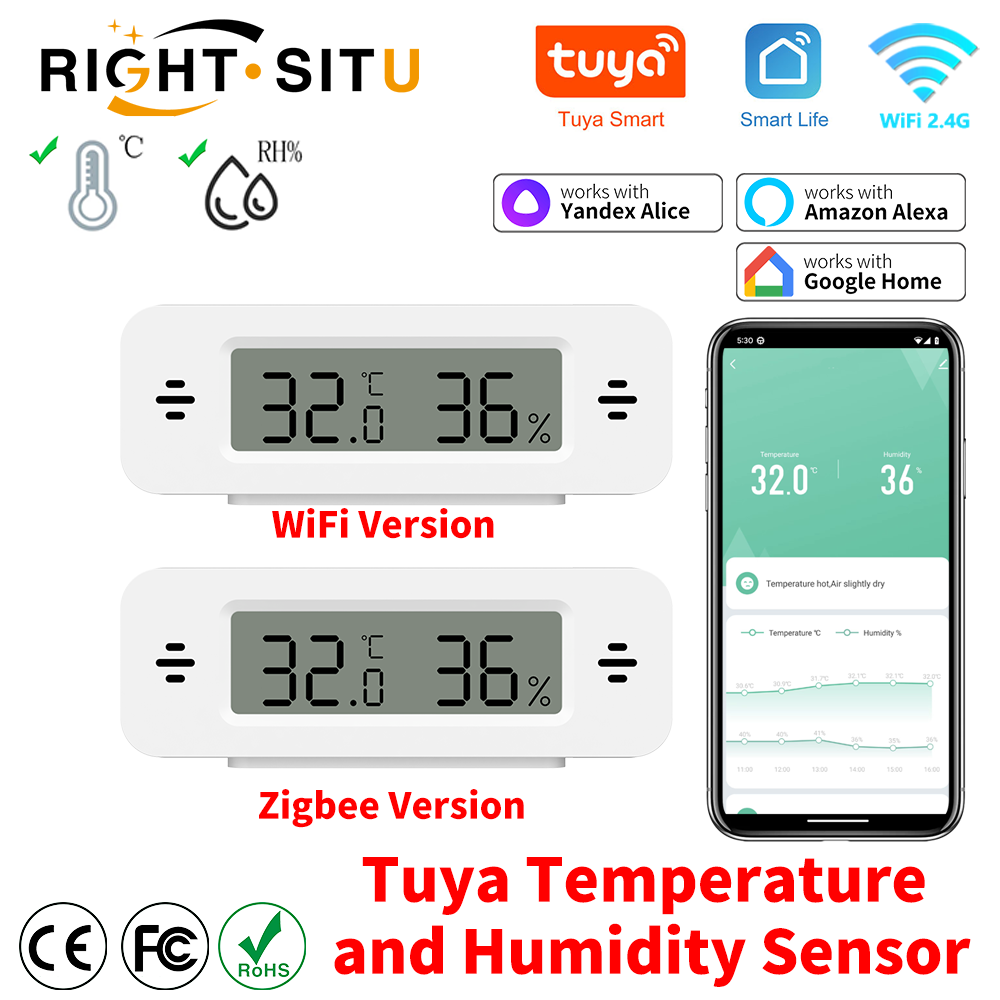Tuya WiFi Zigbee Mini Temperat - Smart Home Simple reseña y precio