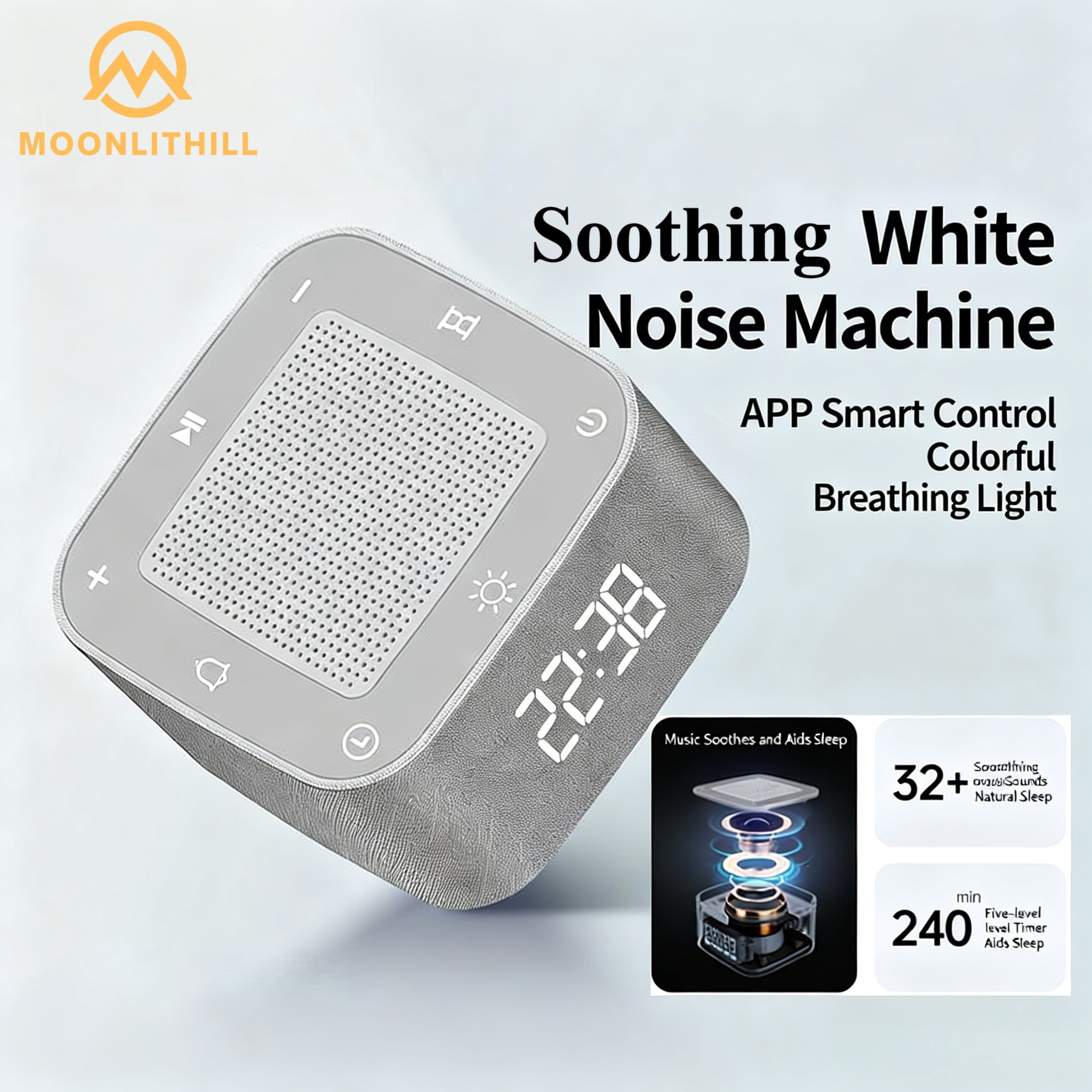 White Noise Machine for Baby A - Smart Baby Night Light reseña y precio