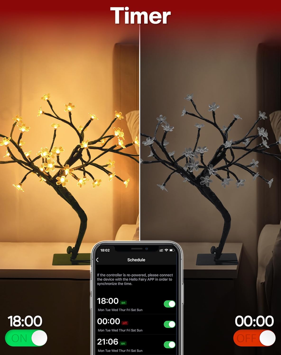 Smart USB Cherry Blossom Tree  - Smart Baby Night Light reseña y precio