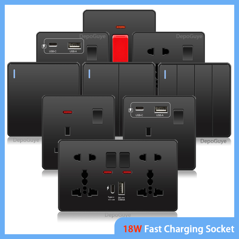 Universal Black USB Type-C 18W - Smart Home Usb reseña y precio