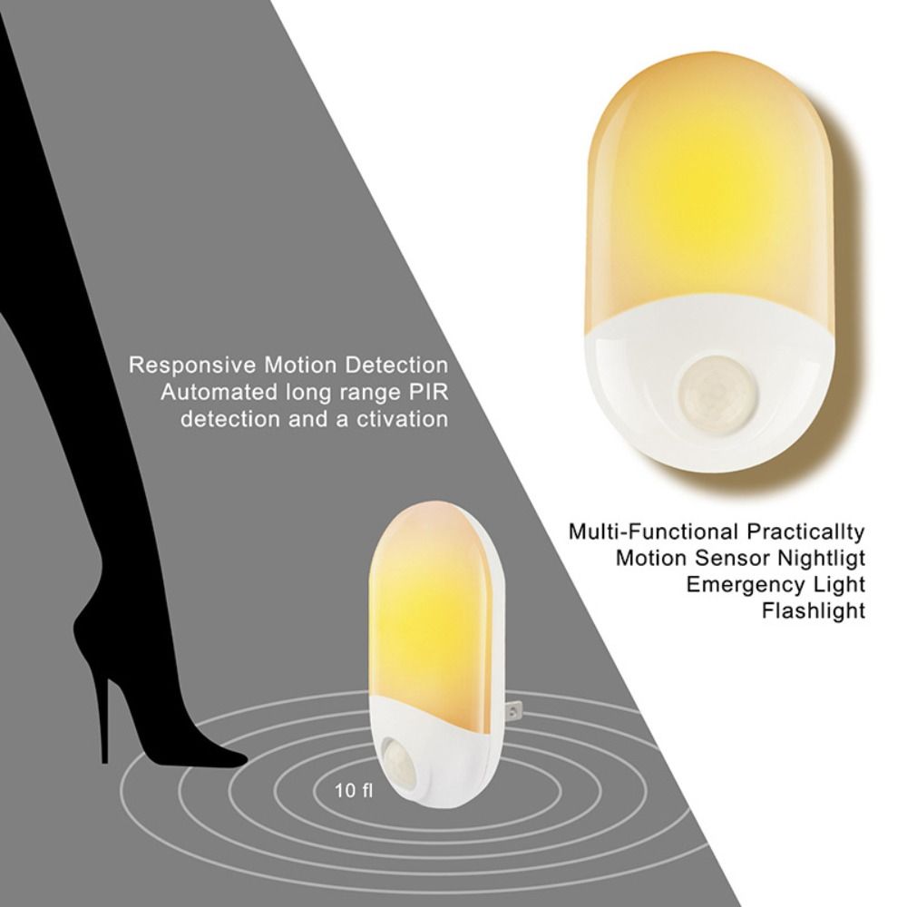 With Smart Sensors LED Plug-in - Smart Baby Night Light reseña y precio