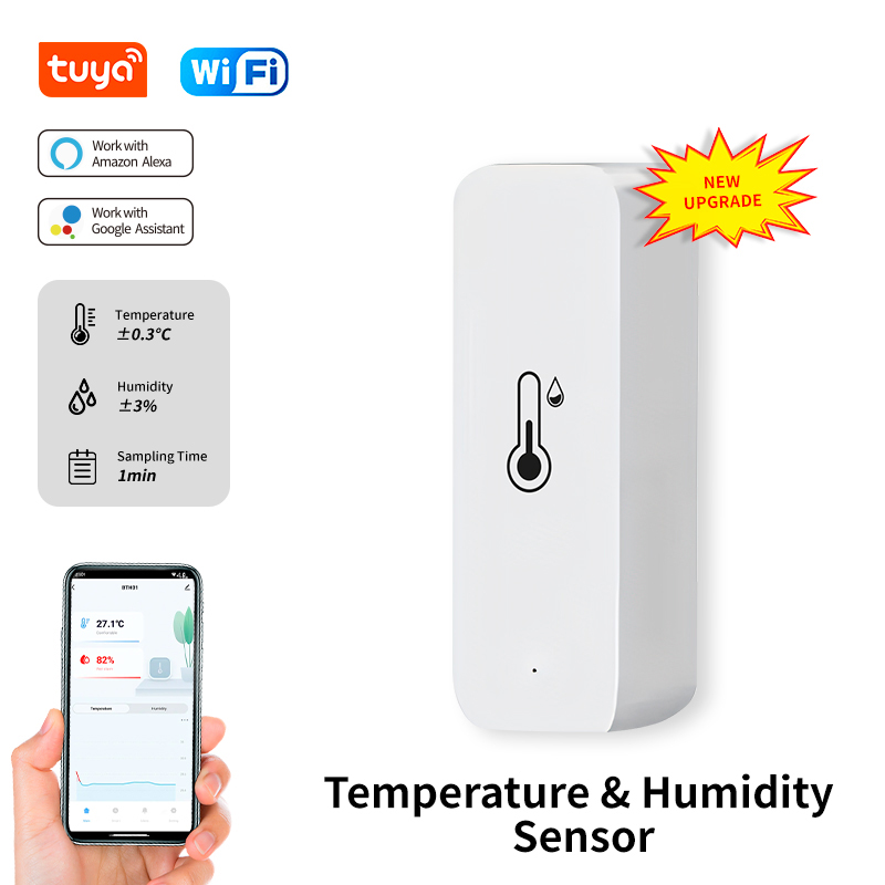 Tuya WiFi Temperature and Humi - Smart Home Furniture reseña y precio