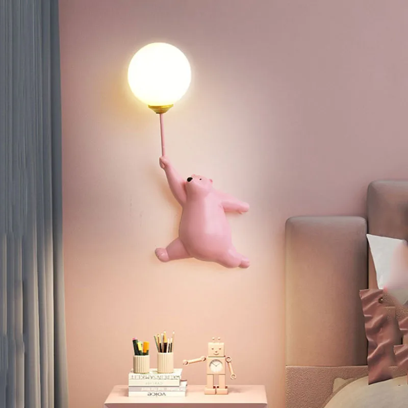 Cartoon Polar Bear LED Sconce  - Smart Baby Night Light reseña y precio