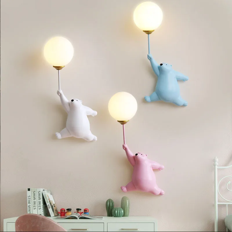 Cartoon Polar Bear LED Sconce  - Smart Baby Night Light reseña y precio