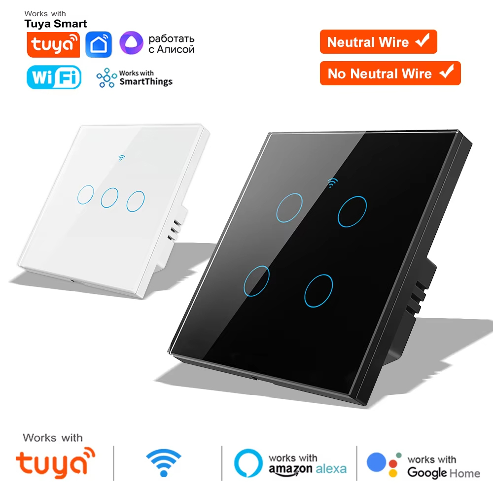 WiFi RF 433mhz Touch Wall Ligh - Tuya Smart Switch reseña y precio
