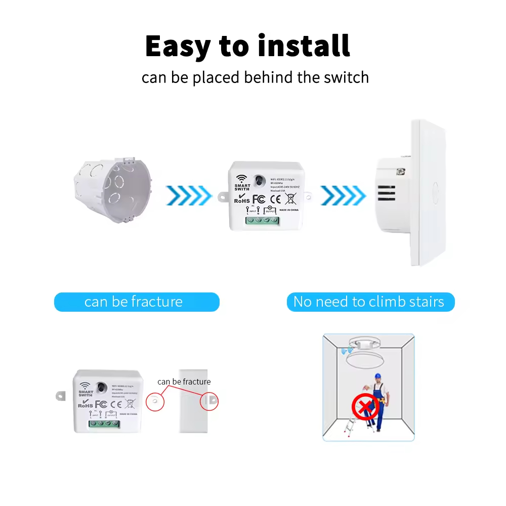 RF433 smart switch voice contr - Smart Home Voice Control reseña y precio