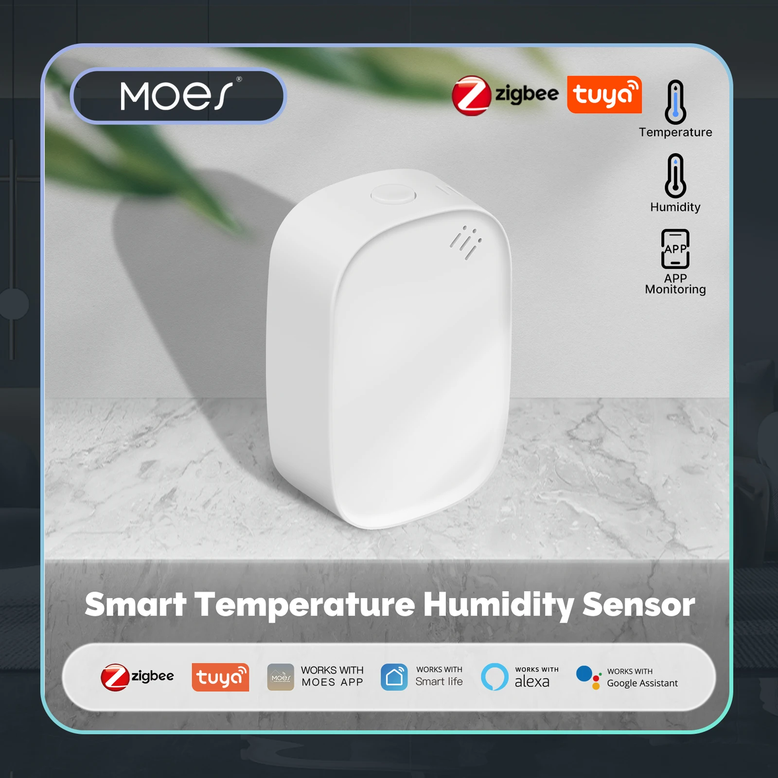 MOES Tuya Zigbee Smart Tempera - Smart Home Furniture reseña y precio