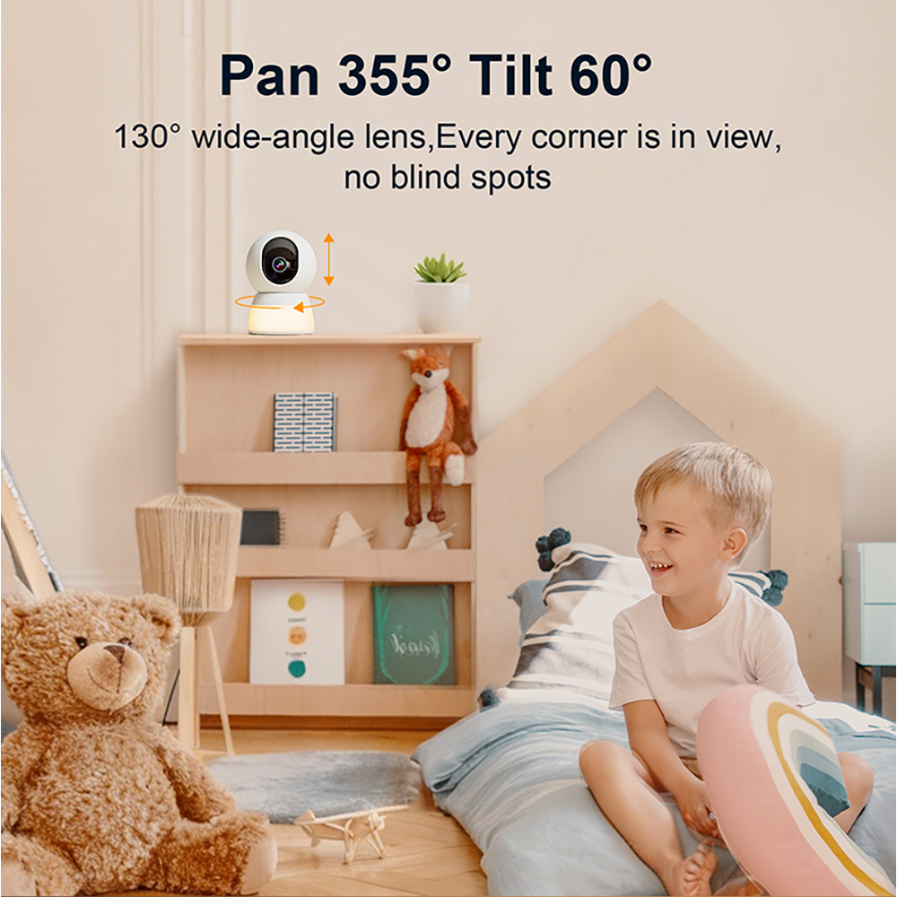 3MP 5G WIFI Camera with night  - Smart Baby Night Light reseña y precio