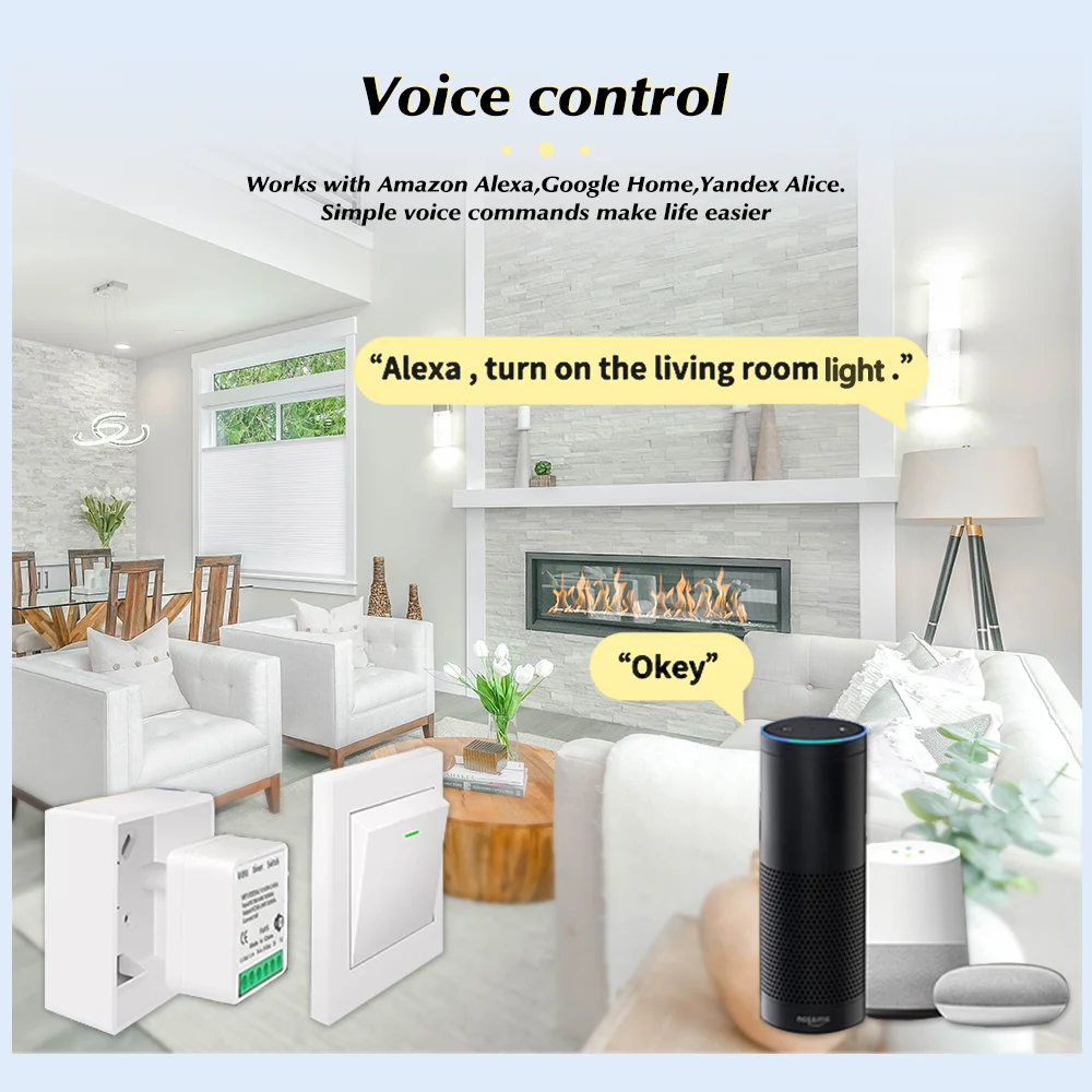 For Tuya Mini Smart WiFi Switc - Smart Home Voice Control reseña y precio