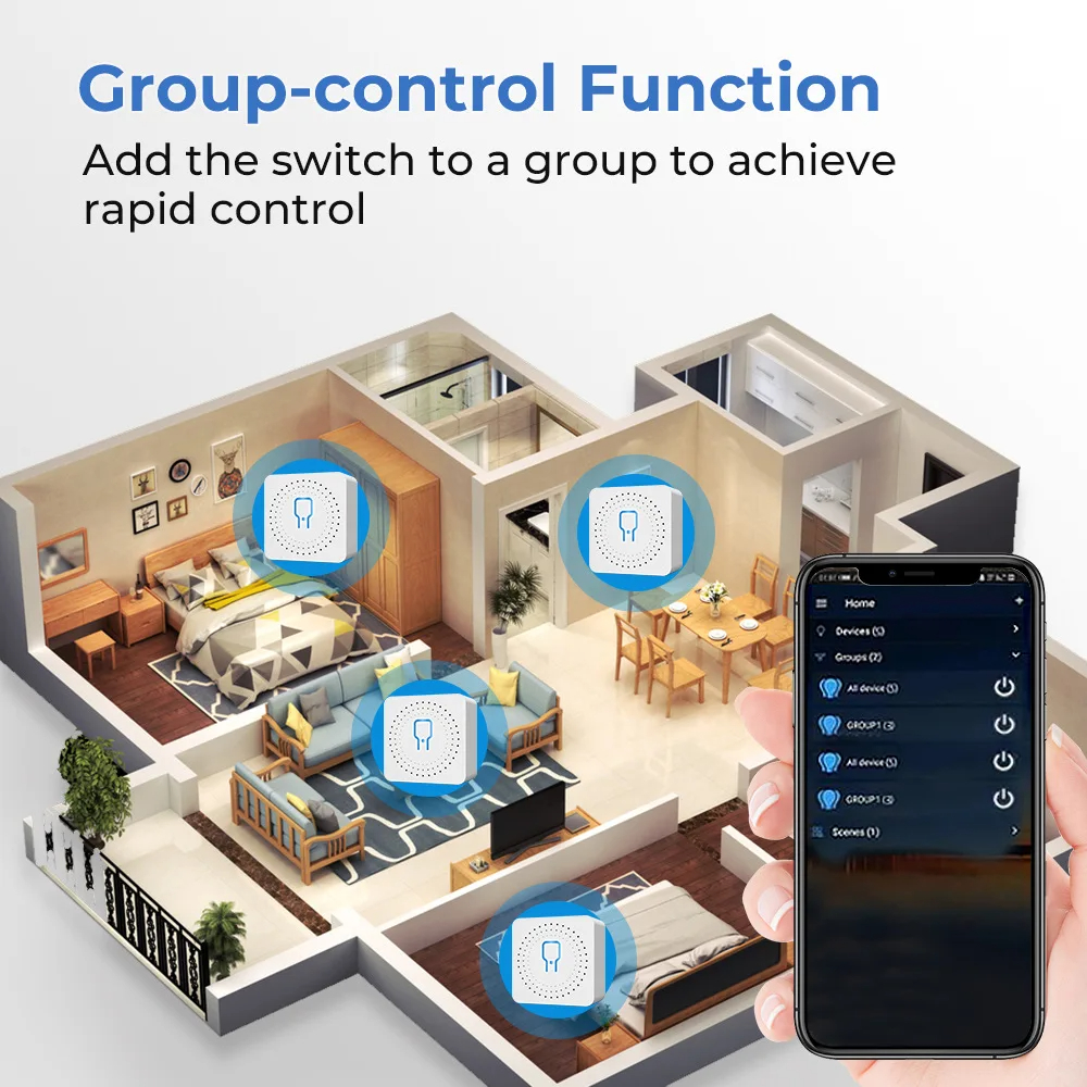 For Tuya Mini Smart WiFi Switc - Smart Home Voice Control reseña y precio