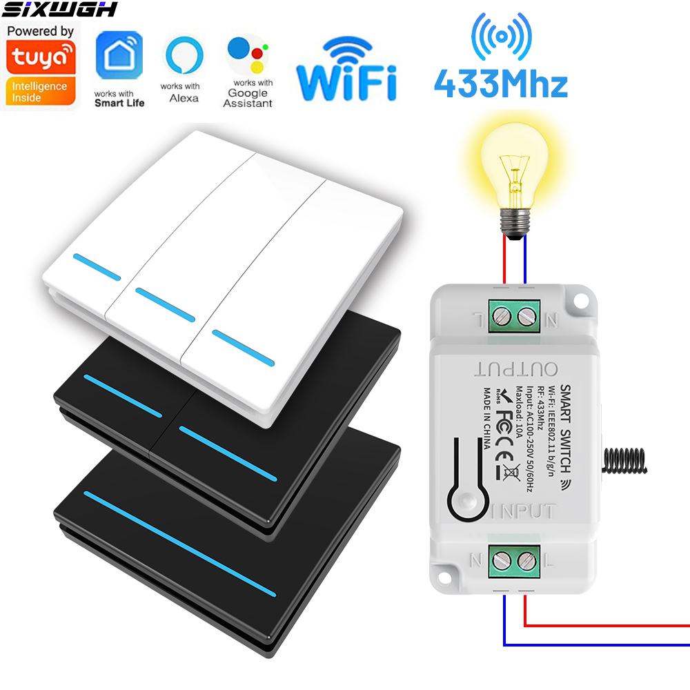 Tuya WiFi Smart Switch Wireles - Smart Home Voice Control reseña y precio