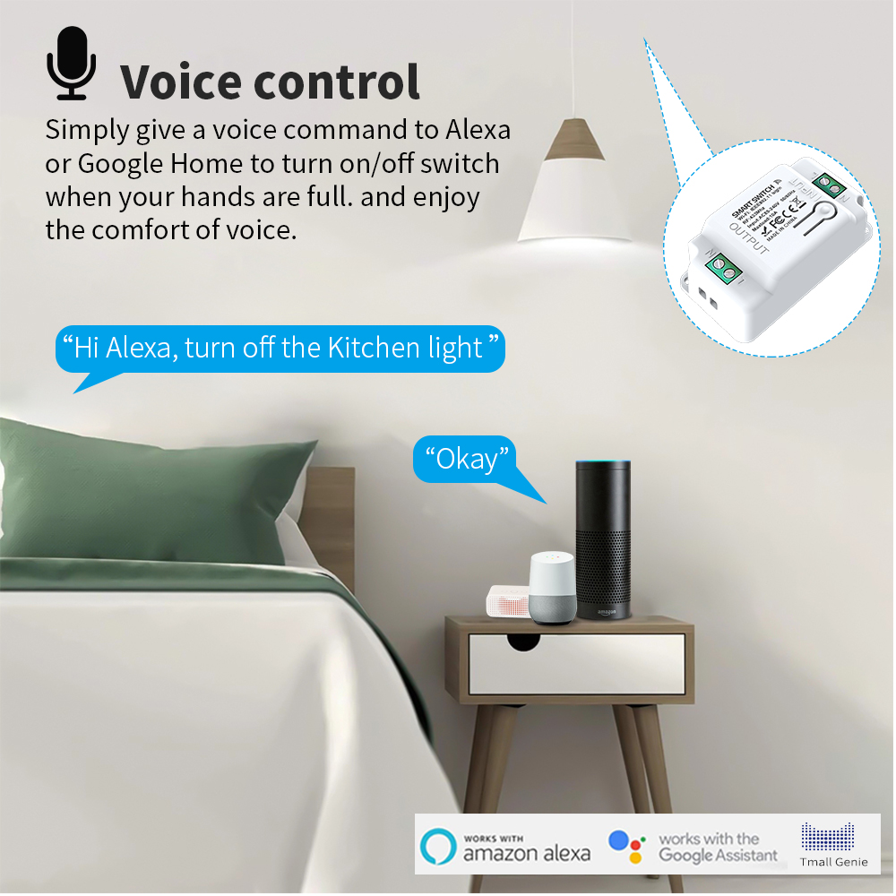 Tuya WiFi Smart Switch Wireles - Smart Home Voice Control reseña y precio