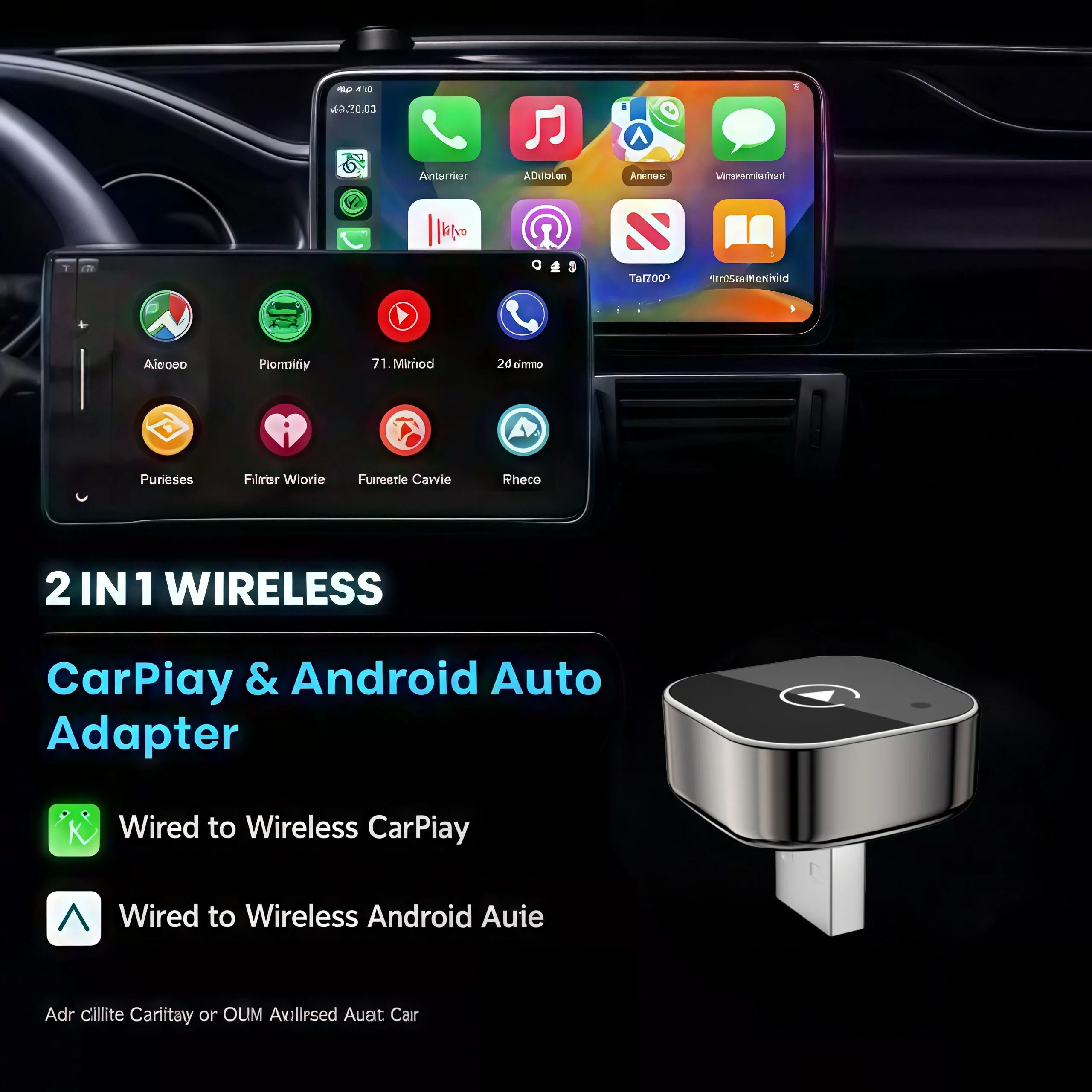 New Wireless CarPlay Android A - Smart Home Usb reseña y precio