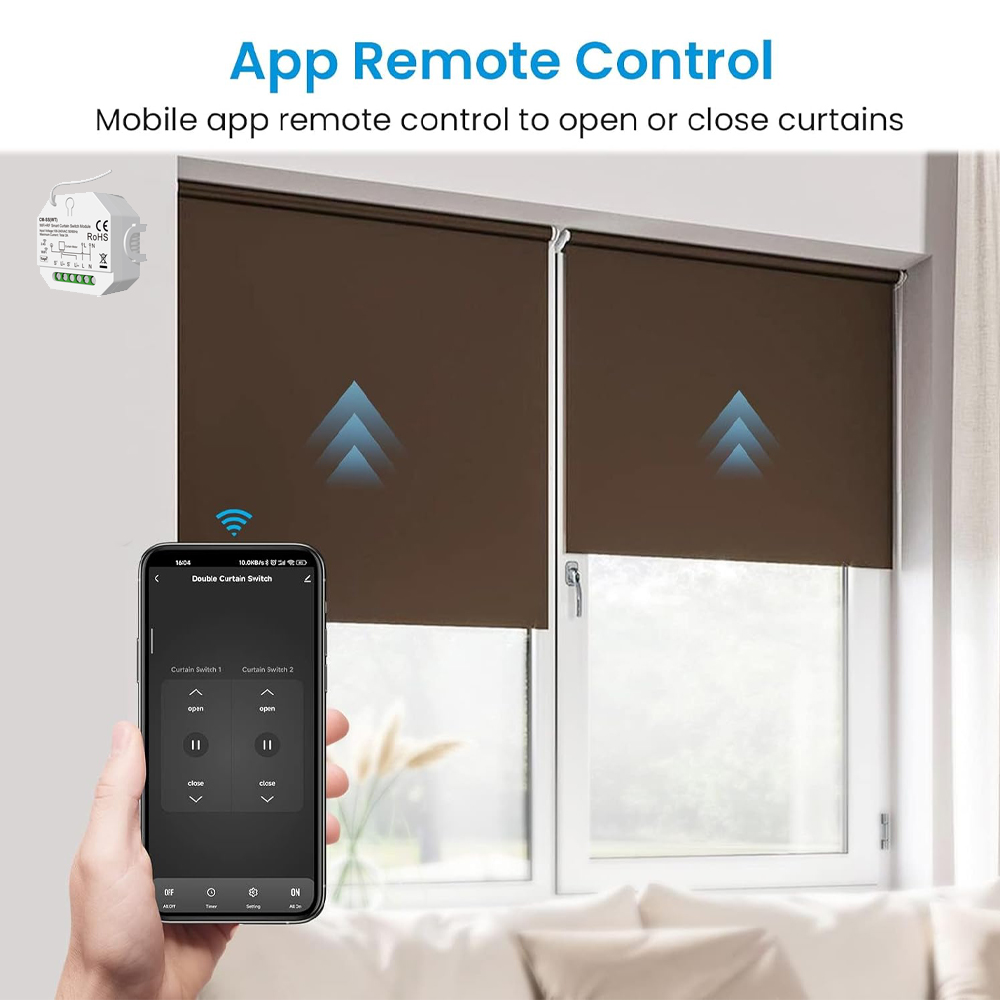 Smart Curtain Switch for Rolle - Smart Home Voice Control reseña y precio