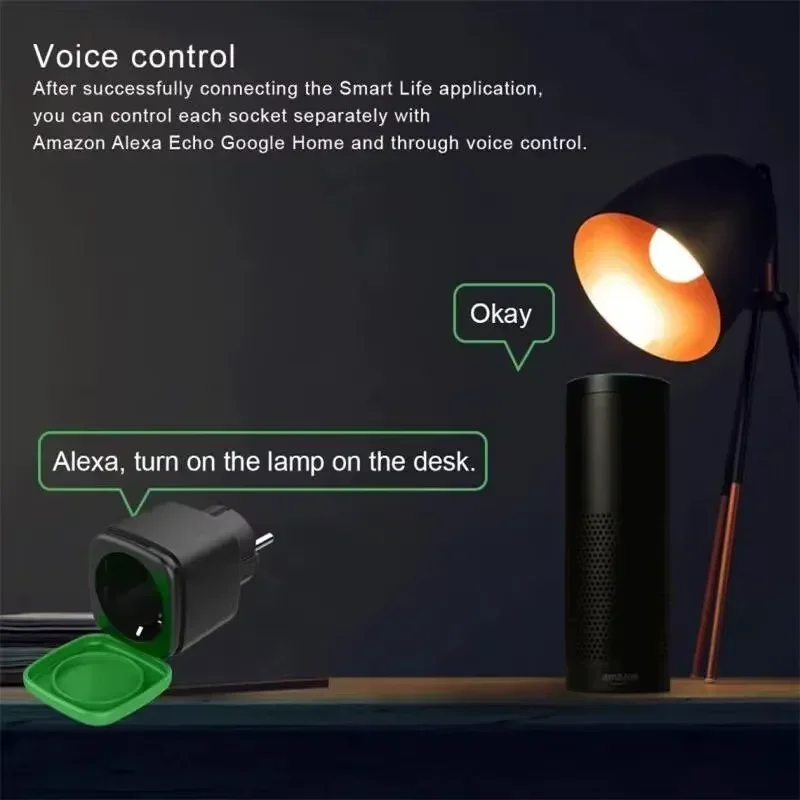 Tuya EU 16A WiFi Smart Waterpr - Smart Home Voice Control reseña y precio