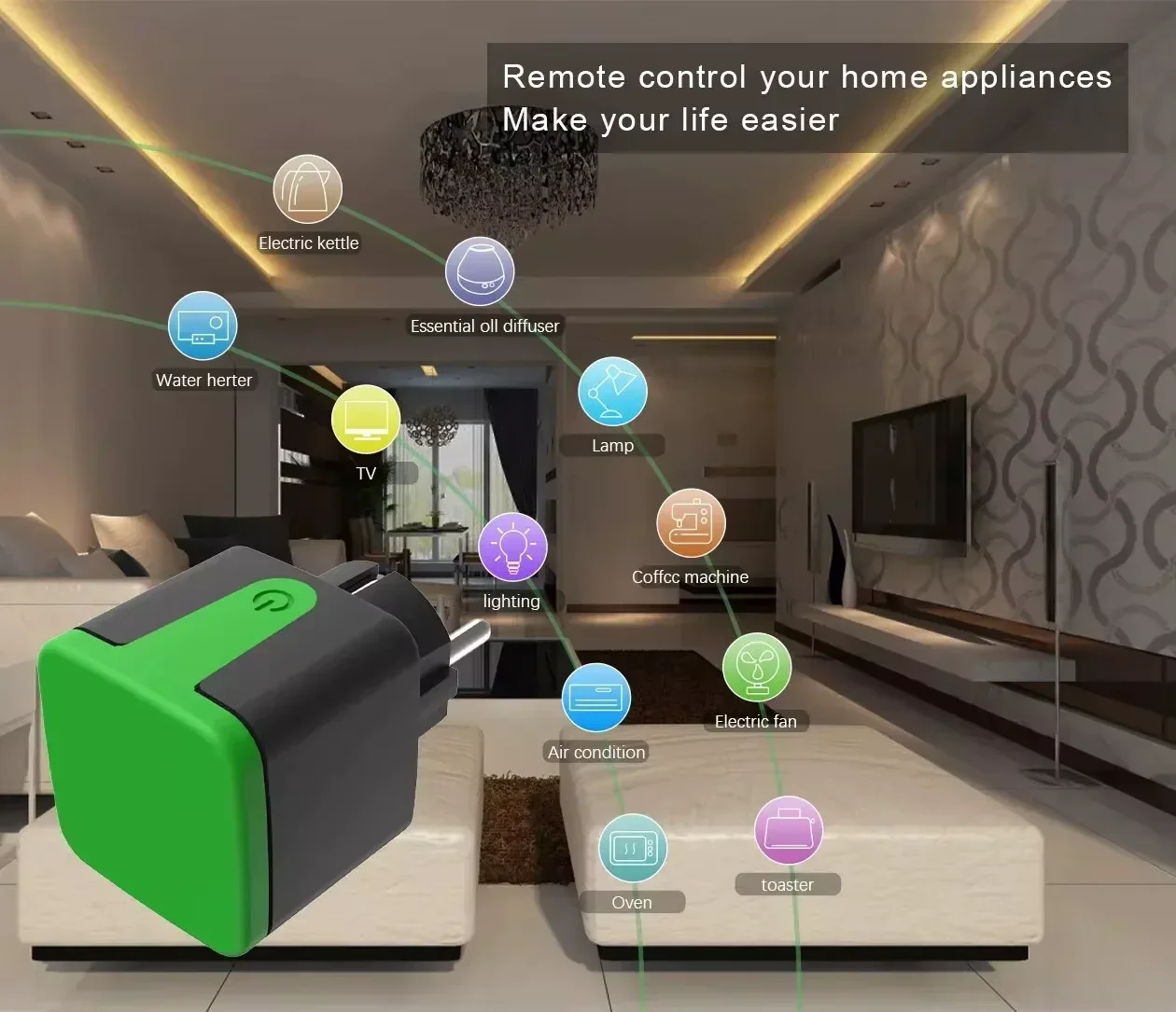 Tuya EU 16A WiFi Smart Waterpr - Smart Home Voice Control reseña y precio