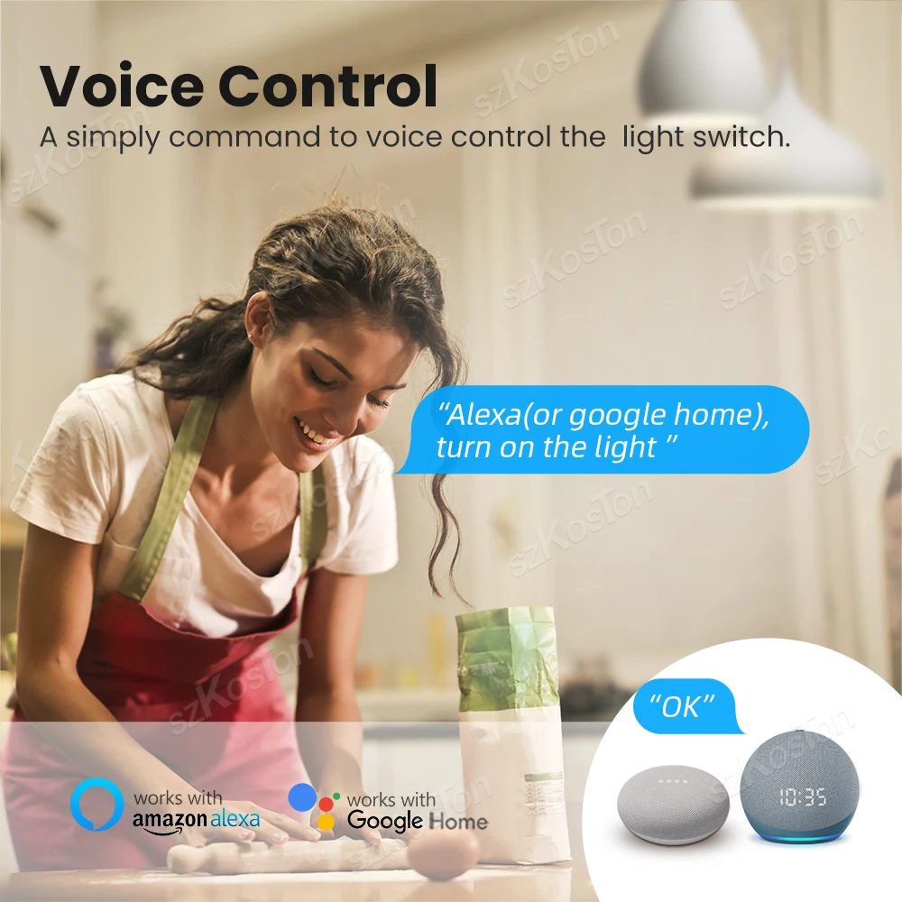16A Tuya WiFi Smart Switch Mod - Smart Home Voice Control reseña y precio