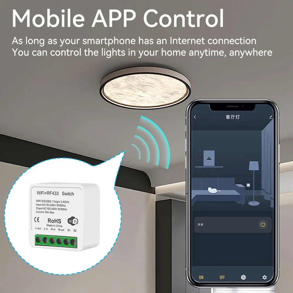 Voice Control Module WiFi RF43 - Smart Home Voice Control reseña y precio