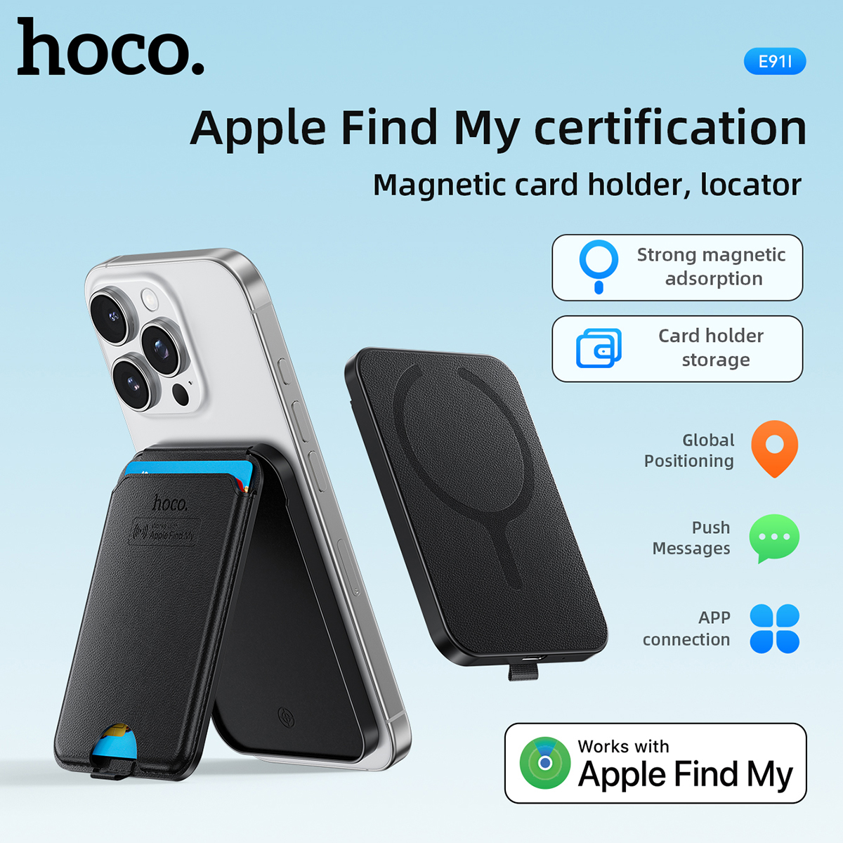 HOCO E91I Magnetic ID Card Hol - Smart Home Iot reseña y precio