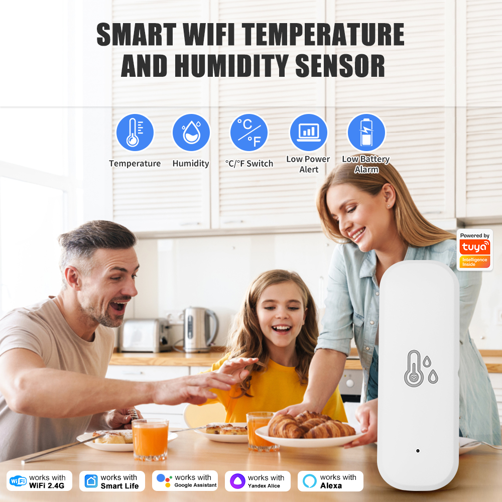 Tuya WiFi Temperature Sensor I - Smart Home Furniture reseña y precio
