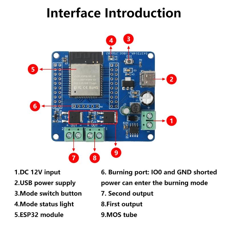 ESP32 WiFi Bluetooth MOSFET Sw - Smart Home Iot reseña y precio