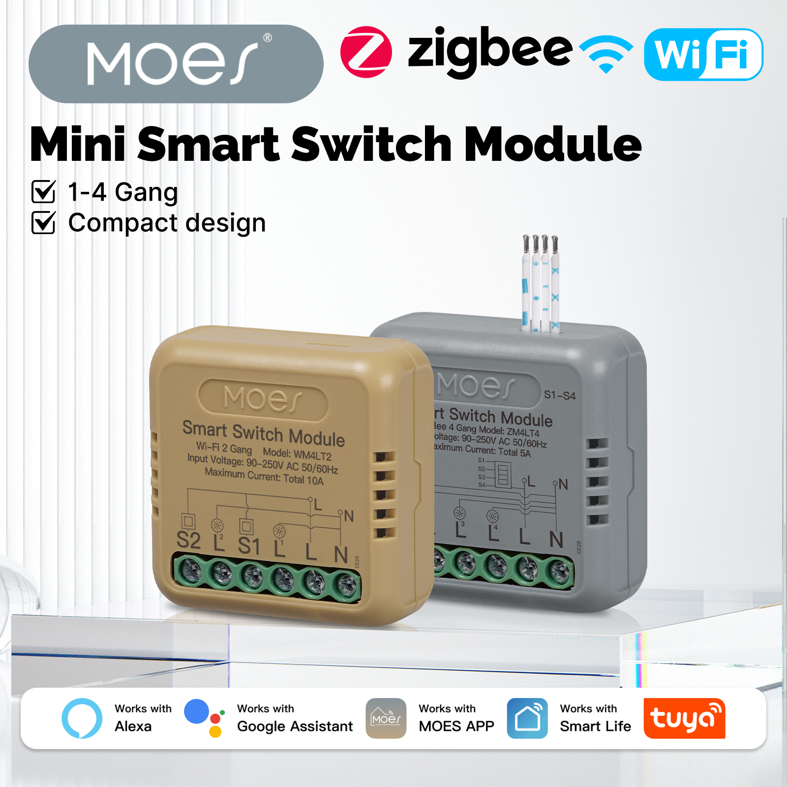 MOES Tuya WiFi Zigbee Mini DIY - Smart Home Simple reseña y precio