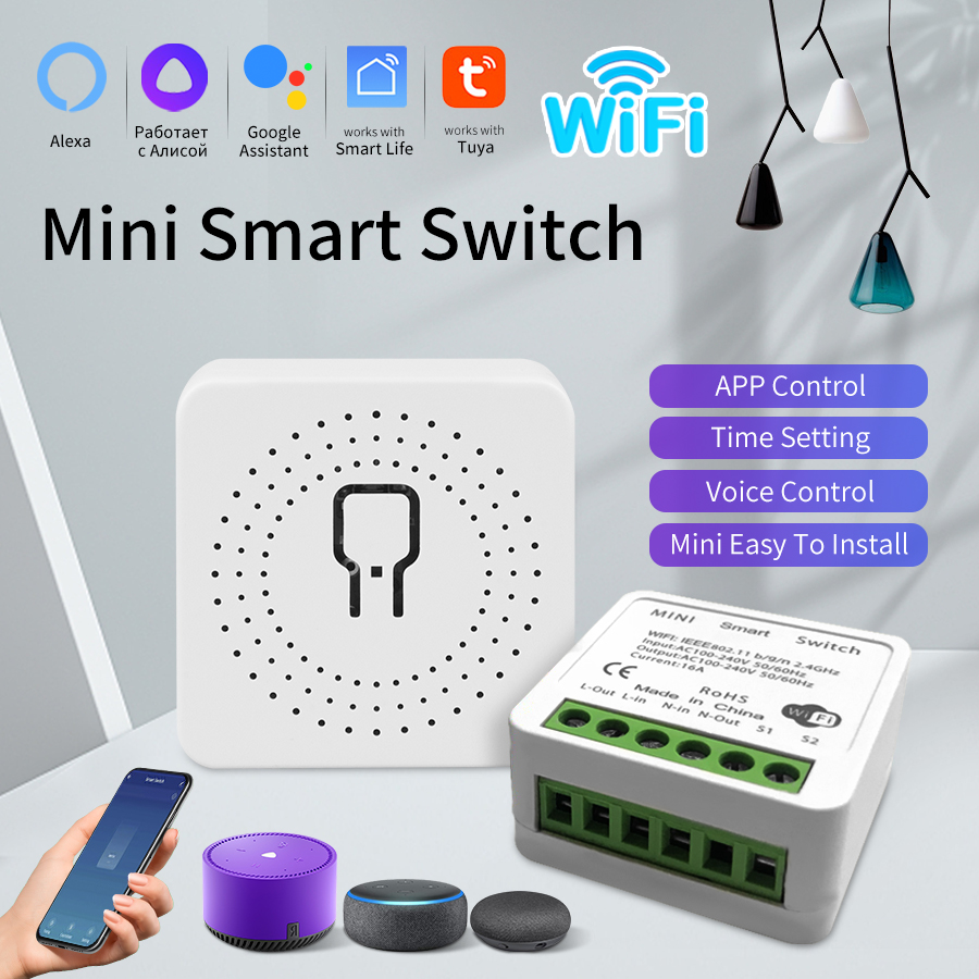 16A 20A Tuya Smart WiFi Switch - Tuya Smart Switch reseña y precio