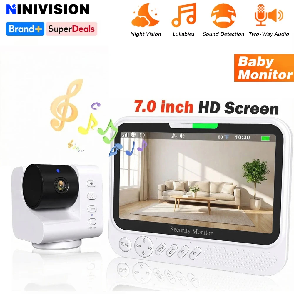 Smart Baby Monitor 7inch HD Sc - Smart Baby Night Light reseña y precio