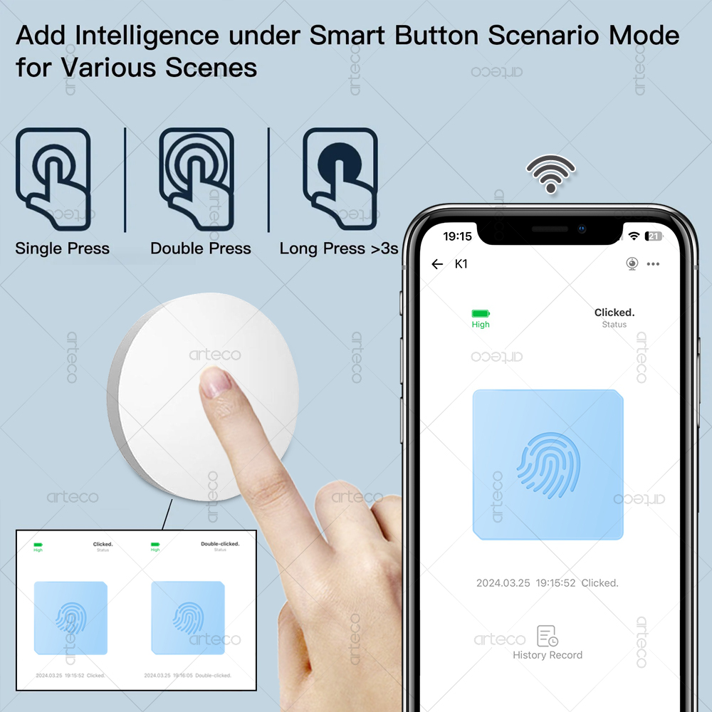 Zigbee Button Scene Switch Wir - Smart Home Simple reseña y precio