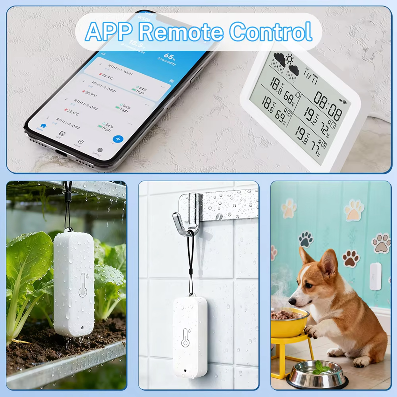 Tuya WiFi+RF433 Weather Statio - Smart Home Furniture reseña y precio