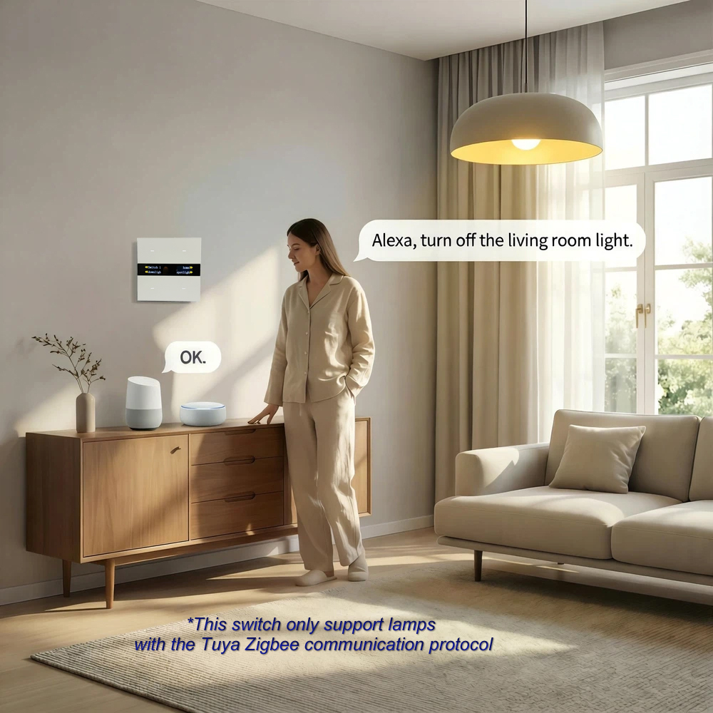 M8 Pro Zigbee Smart Switch Pan - Smart Home Voice Control reseña y precio
