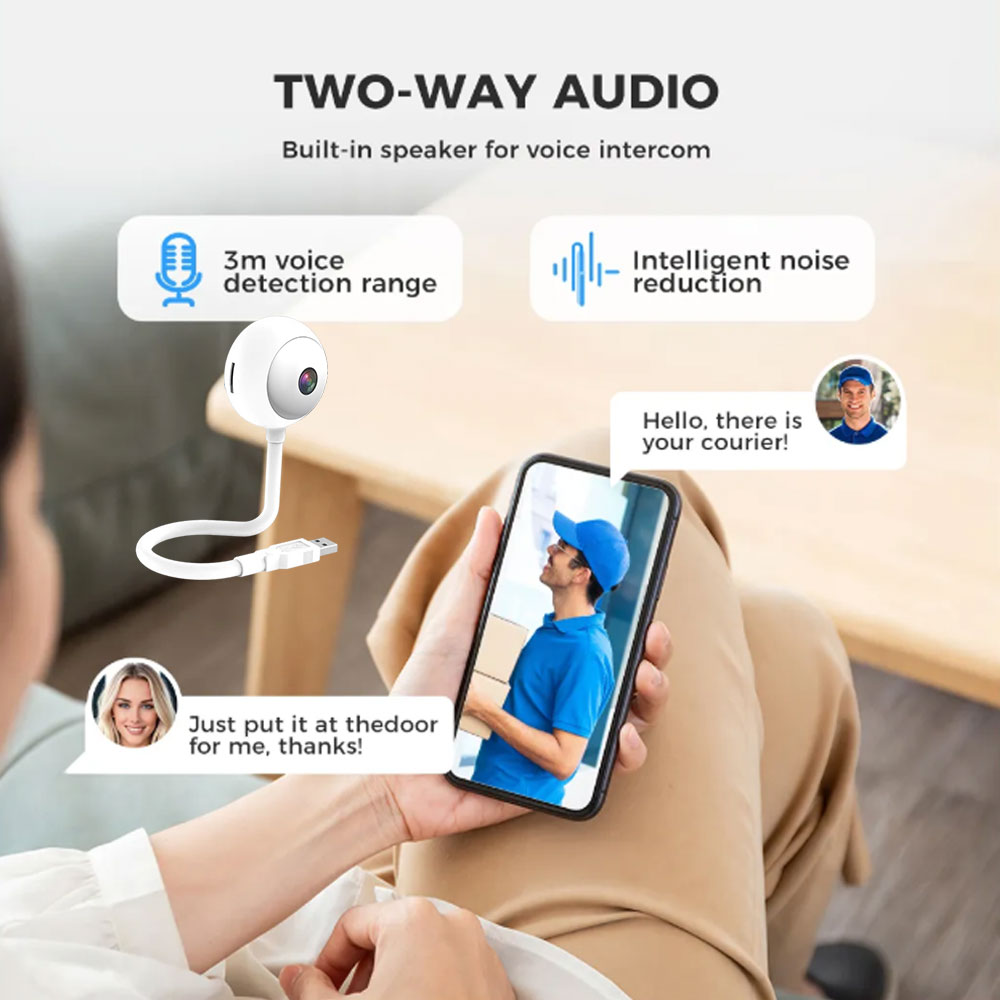 5MP Indoor USB Light Bulb WiFi - Smart Baby Night Light reseña y precio