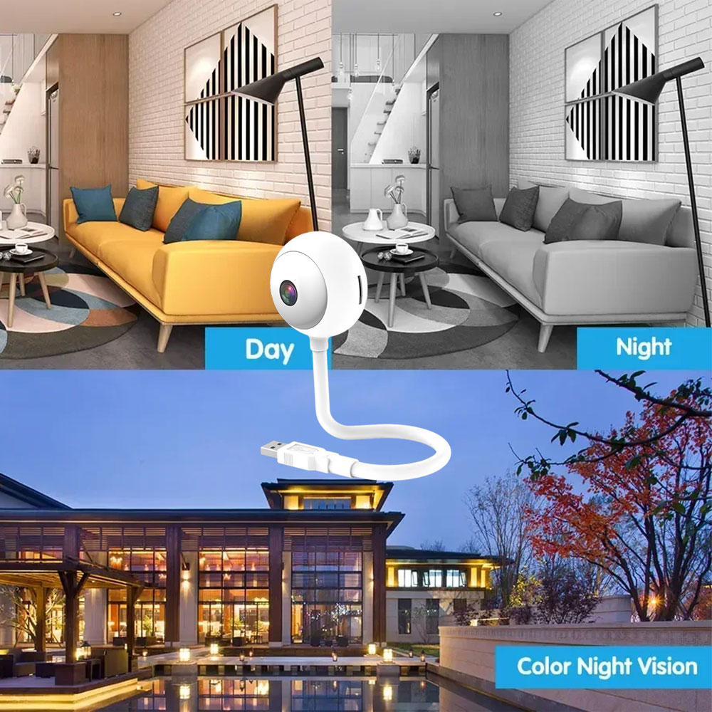 5MP Indoor USB Light Bulb WiFi - Smart Baby Night Light reseña y precio